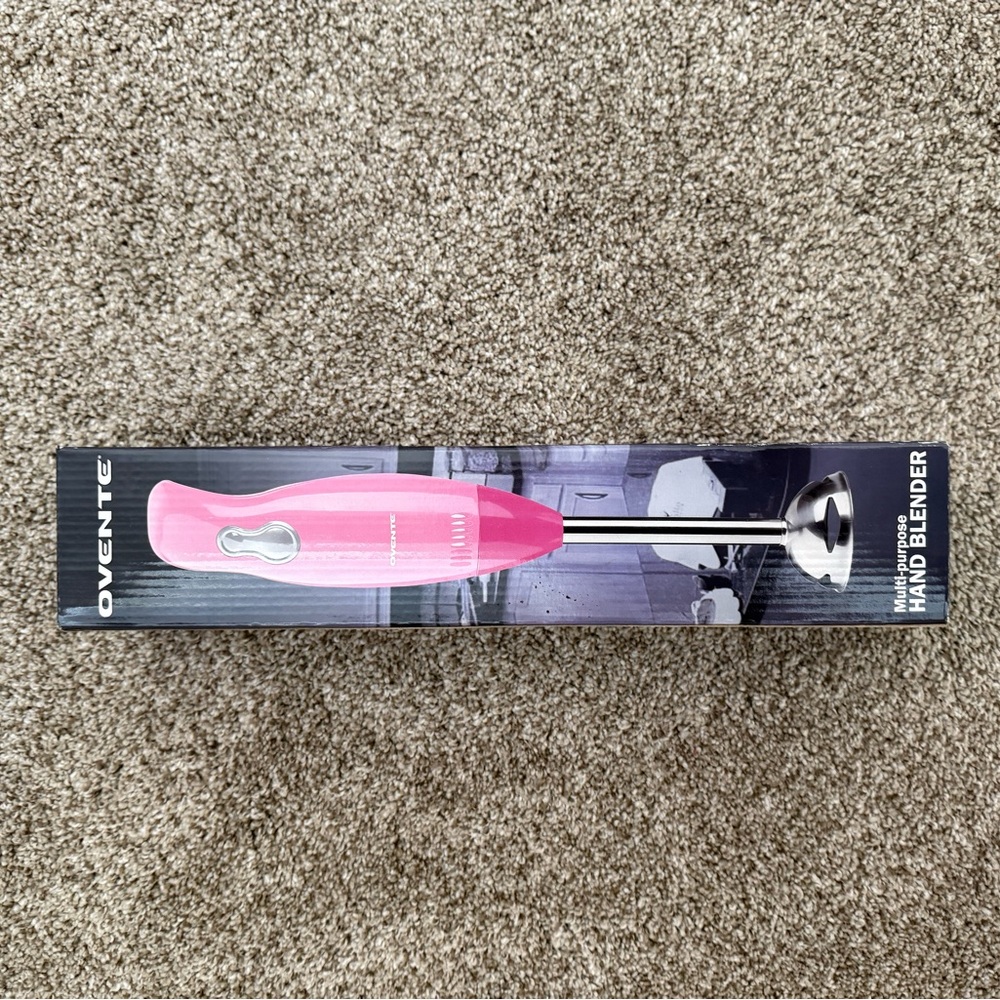 Ovente Pink Hand Blender